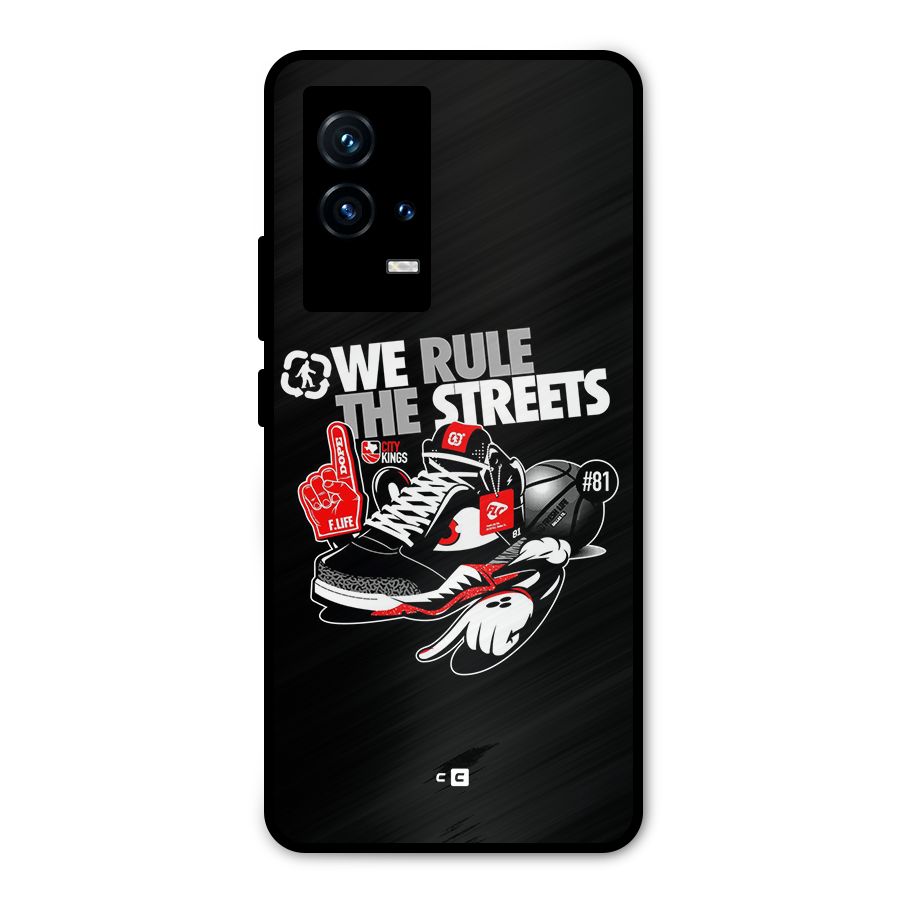 Rule The Streets Metal Back Case for iQOO 9 5G