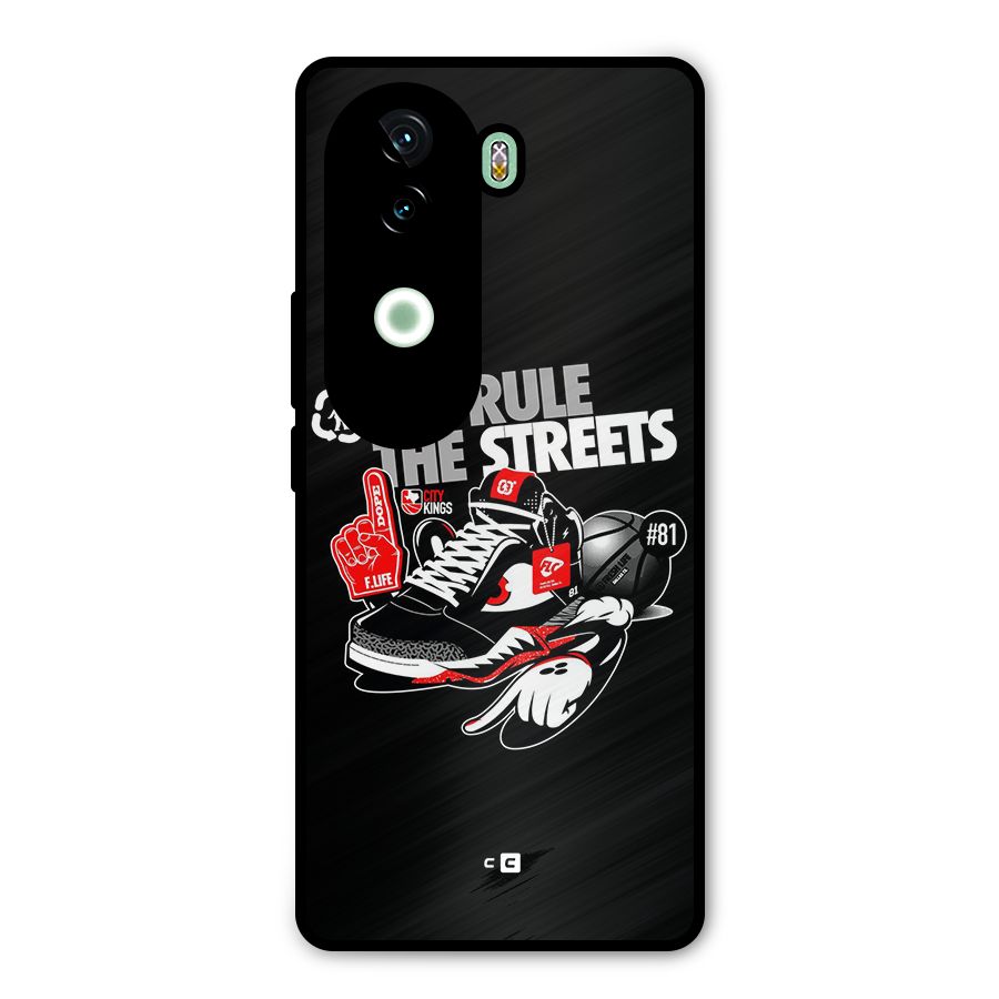 Rule The Streets Metal Back Case for iQOO Z9s