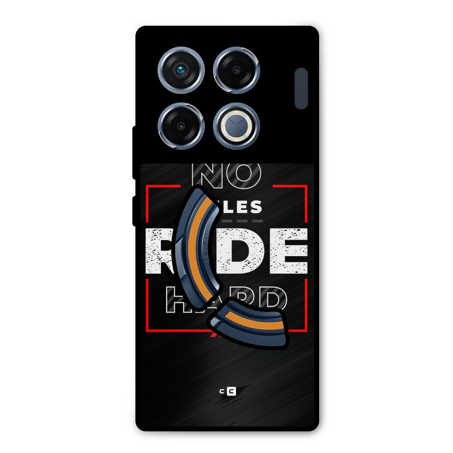 Rules Ride Hard Metal Back Case for Infinix GT 20 Pro