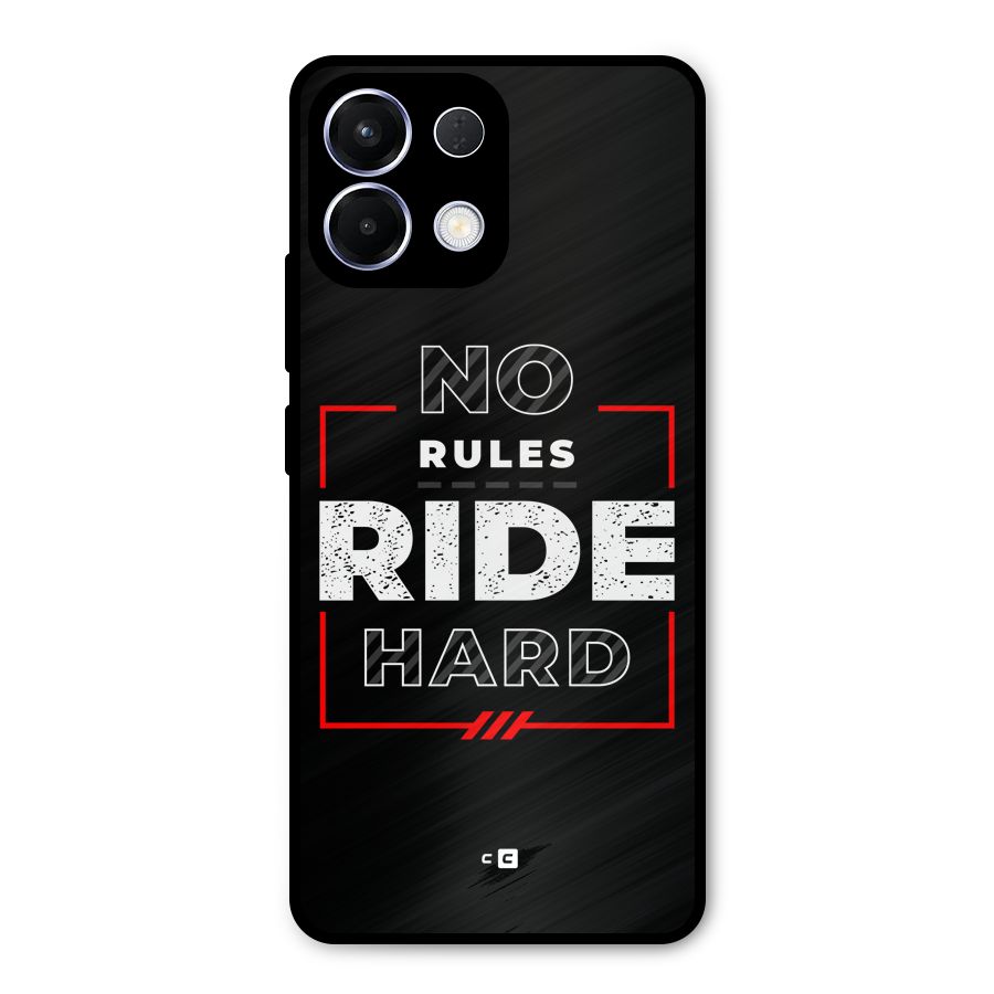 Rules Ride Hard Metal Back Case for Oppo K13