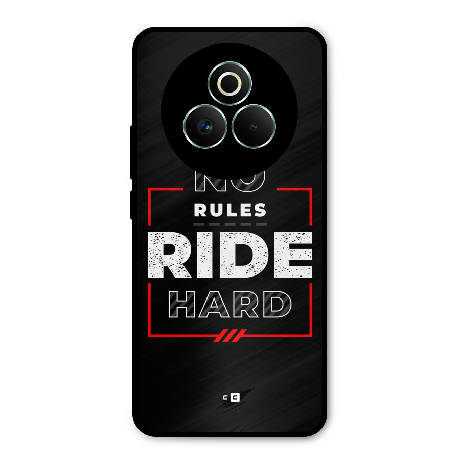 Rules Ride Hard Metal Back Case for Realme P3 Pro
