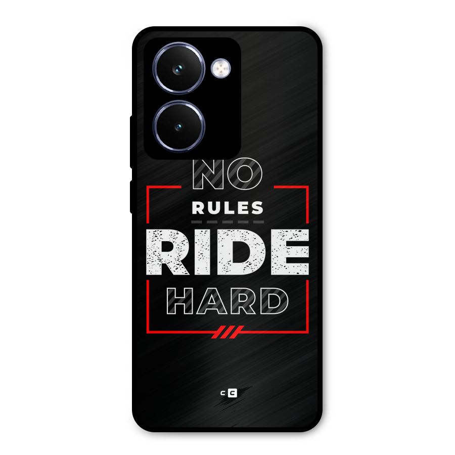 Rules Ride Hard Metal Back Case for Realme P3 Ultra
