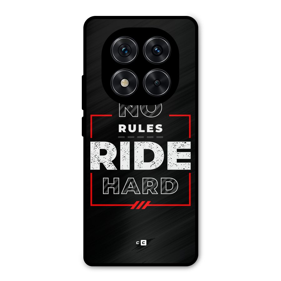 Rules Ride Hard Metal Back Case for Redmi Note 14 Pro 5G