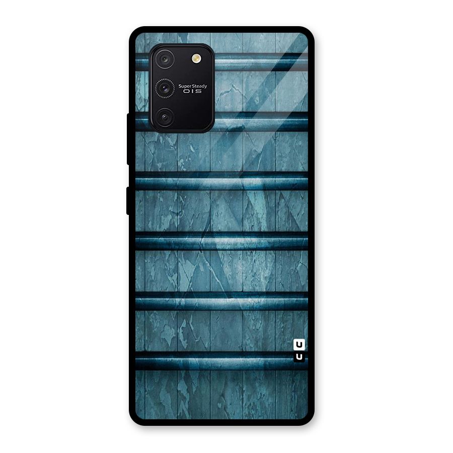 Rustic Blue Shelf Glass Back Case for Galaxy S10 Lite