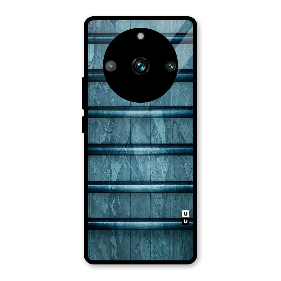 Rustic Blue Shelf Glass Back Case for Realme 11 Pro