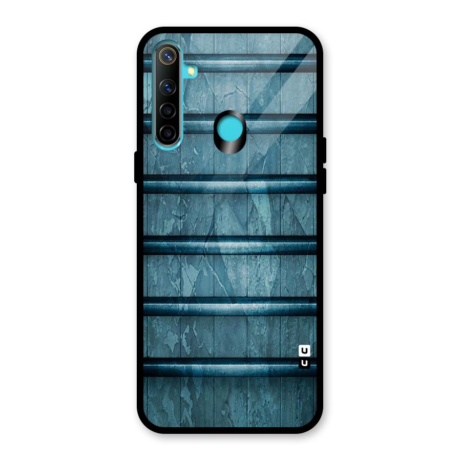 Rustic Blue Shelf Glass Back Case for Realme 5i