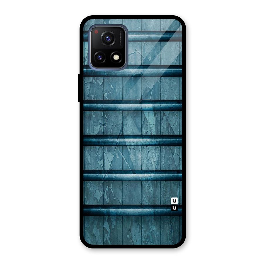 Rustic Blue Shelf Glass Back Case for Vivo Y72 5G
