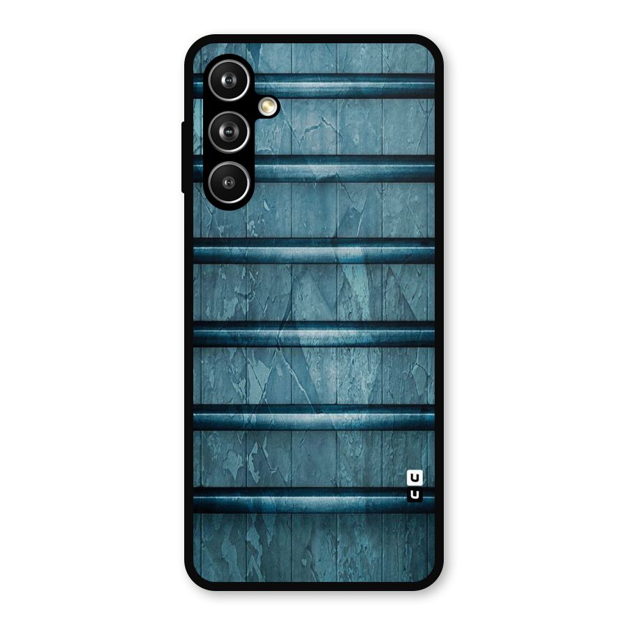 Rustic Blue Shelf Metal Back Case for Galaxy F54