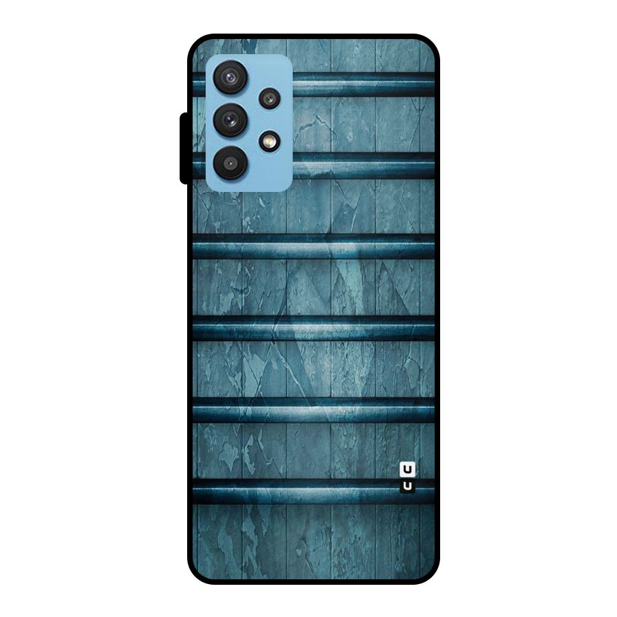 Rustic Blue Shelf Metal Back Case for Galaxy M32 5G