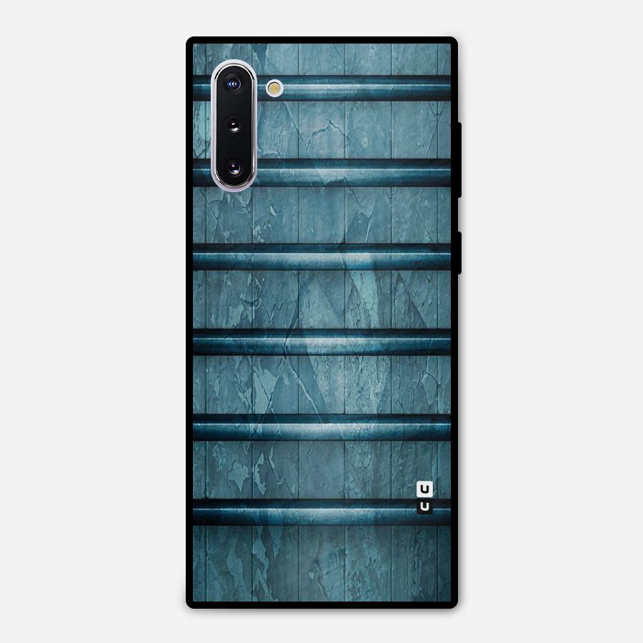 Rustic Blue Shelf Metal Back Case for Galaxy Note 10