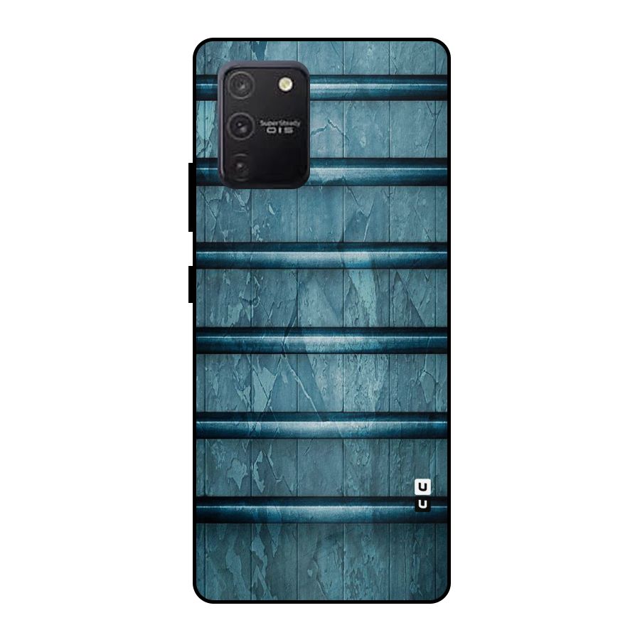 Rustic Blue Shelf Metal Back Case for Galaxy S10 Lite