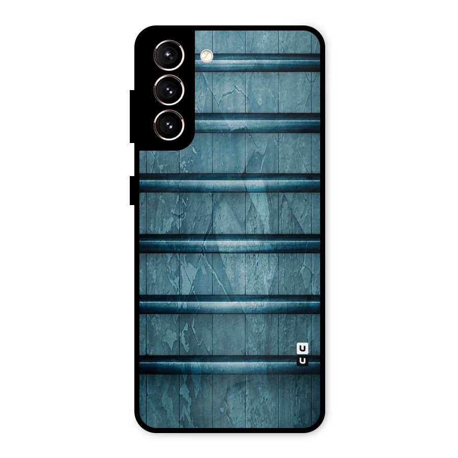 Rustic Blue Shelf Metal Back Case for Galaxy S21 5G