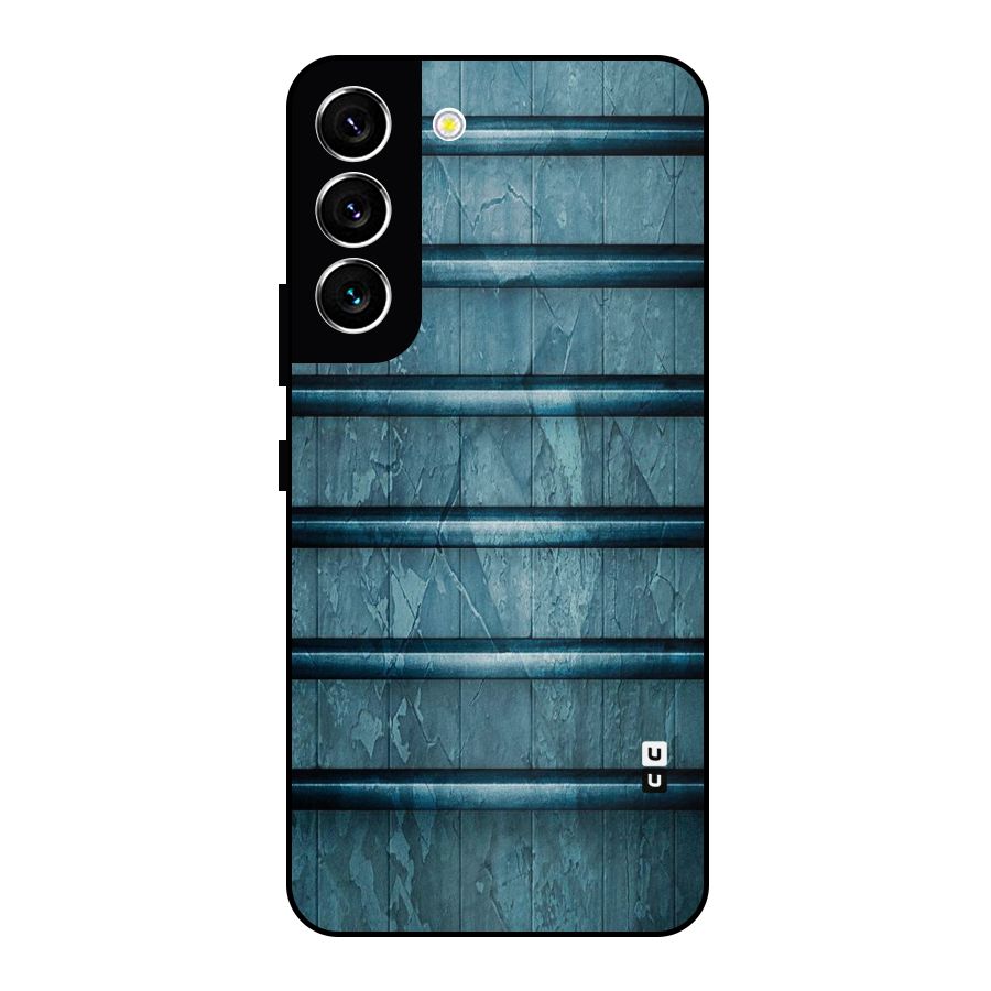 Rustic Blue Shelf Metal Back Case for Galaxy S22 5G