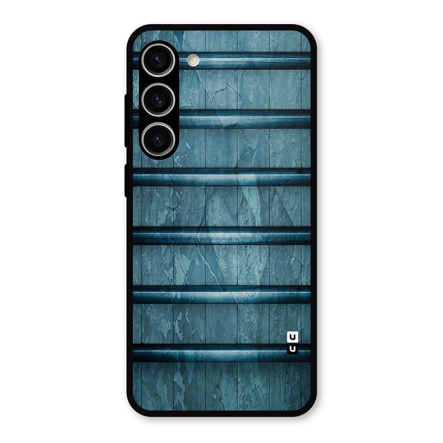 Rustic Blue Shelf Metal Back Case for Galaxy S23 Plus