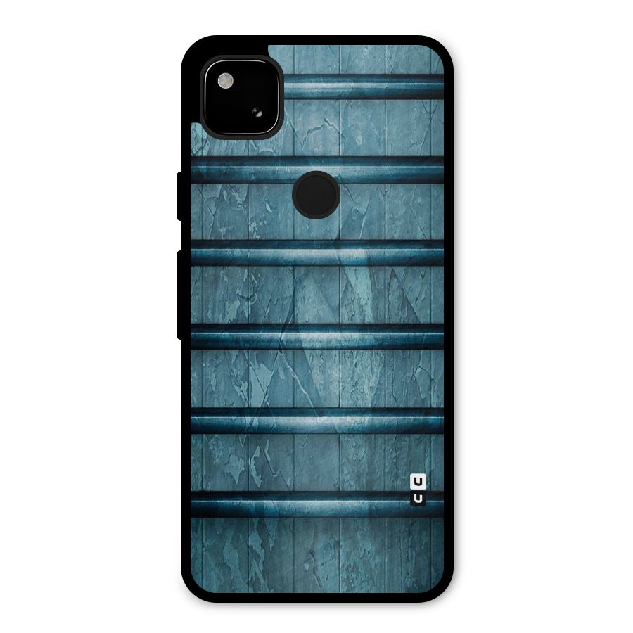 Rustic Blue Shelf Metal Back Case for Google Pixel 4a