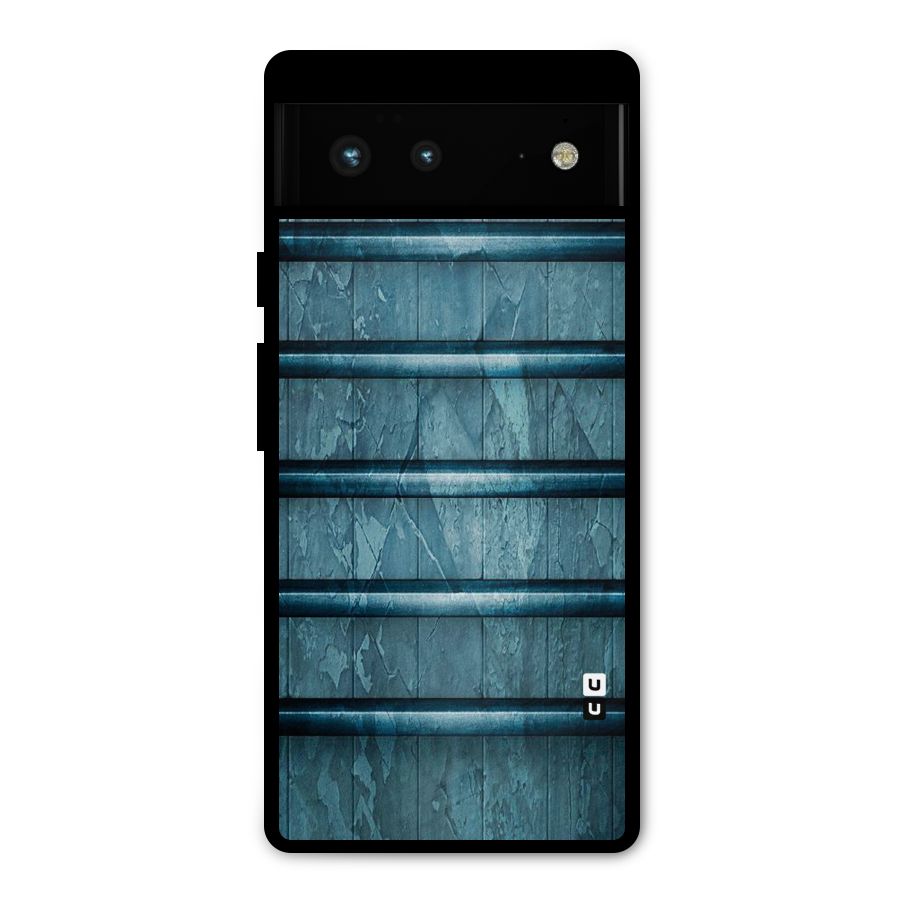 Rustic Blue Shelf Metal Back Case for Google Pixel 6