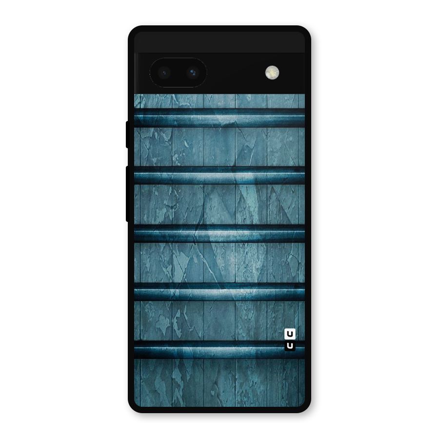 Rustic Blue Shelf Metal Back Case for Google Pixel 6a