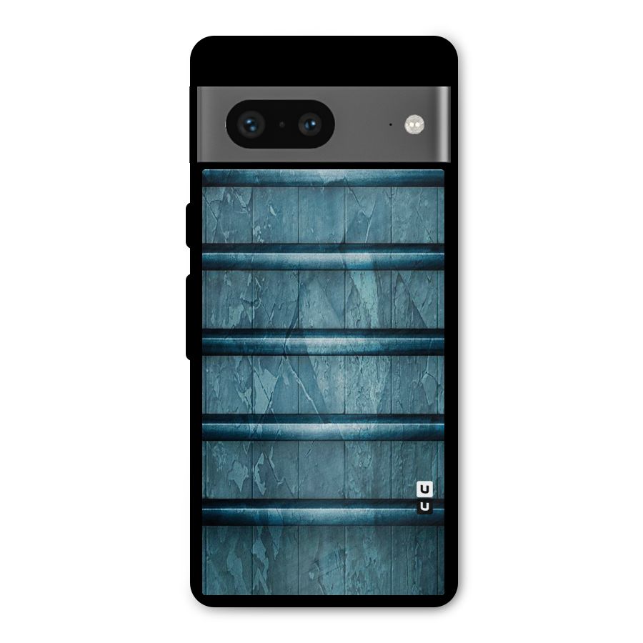 Rustic Blue Shelf Metal Back Case for Google Pixel 7