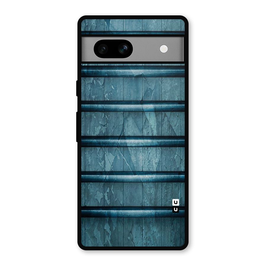Rustic Blue Shelf Metal Back Case for Google Pixel 7a