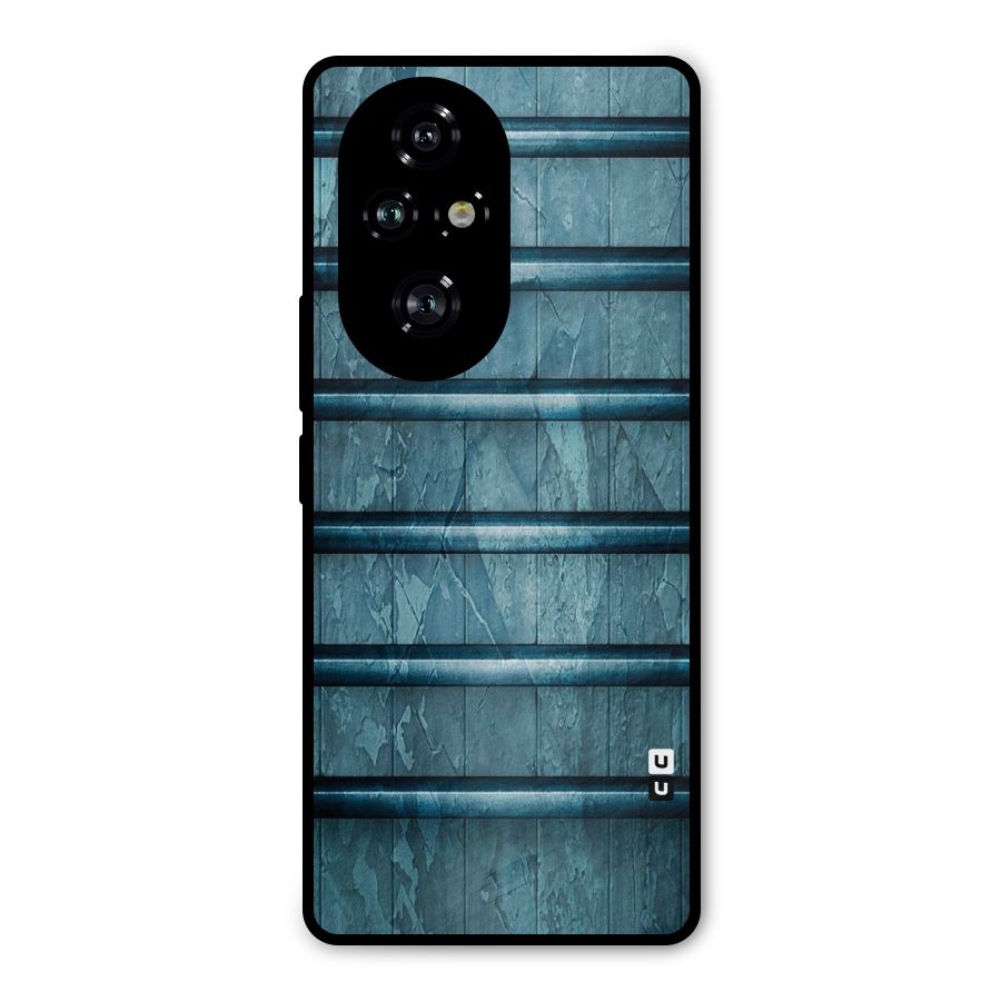 Rustic Blue Shelf Metal Back Case for Honor 200 Pro