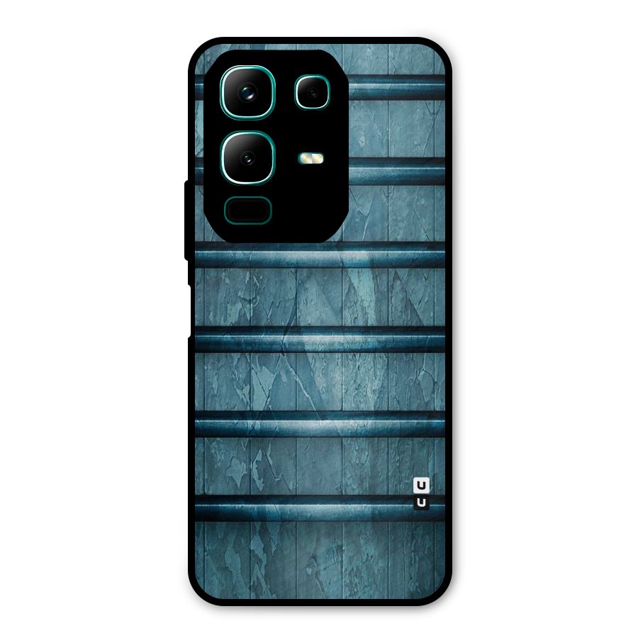Rustic Blue Shelf Metal Back Case for Infinix Note 50x
