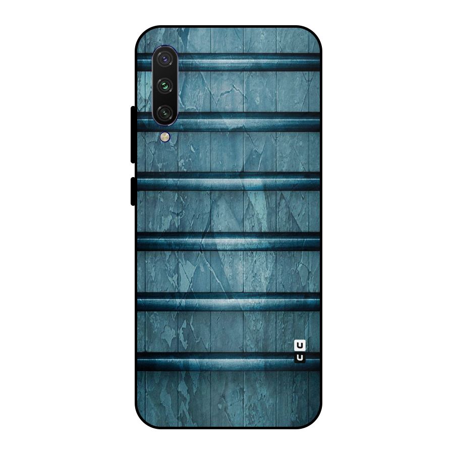 Rustic Blue Shelf Metal Back Case for Mi A3