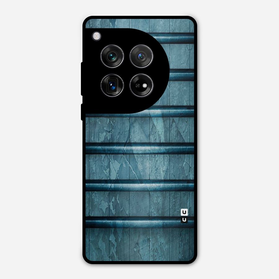 Rustic Blue Shelf Metal Back Case for OnePlus 12