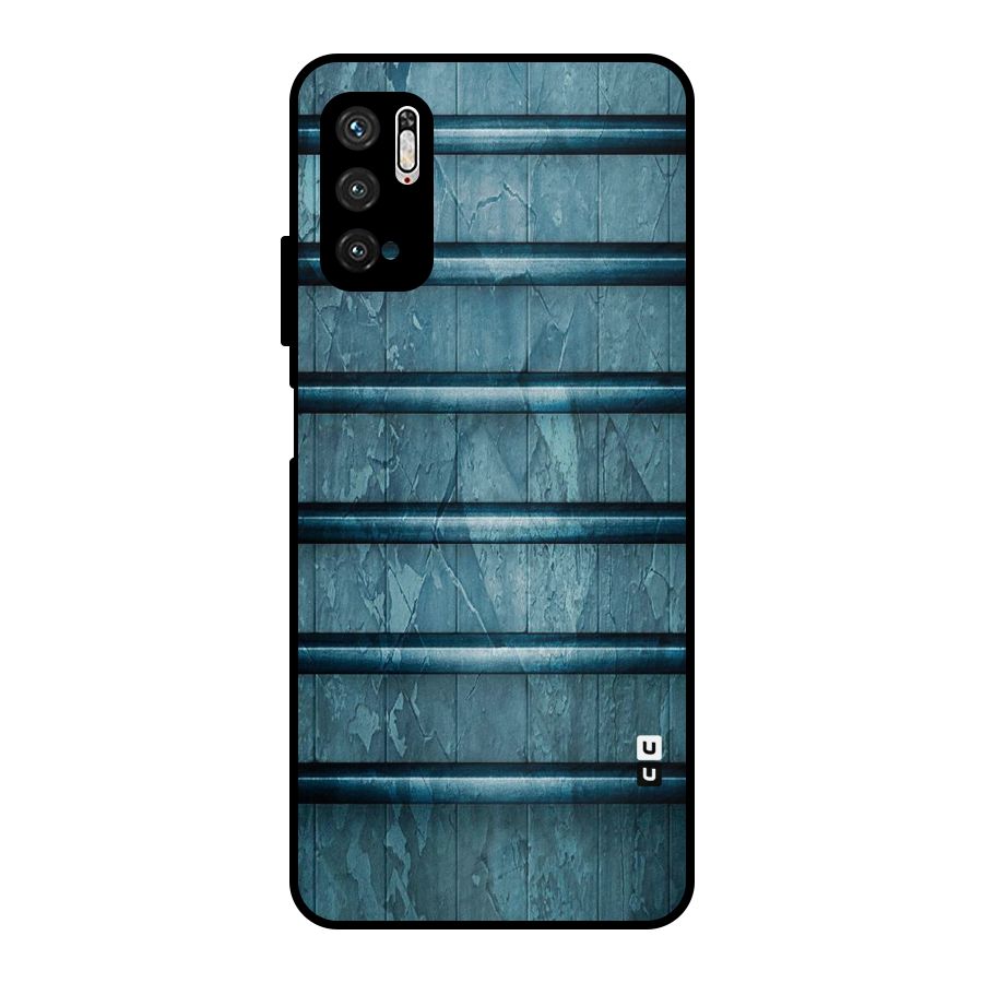 Rustic Blue Shelf Metal Back Case for Poco M3 Pro 5G
