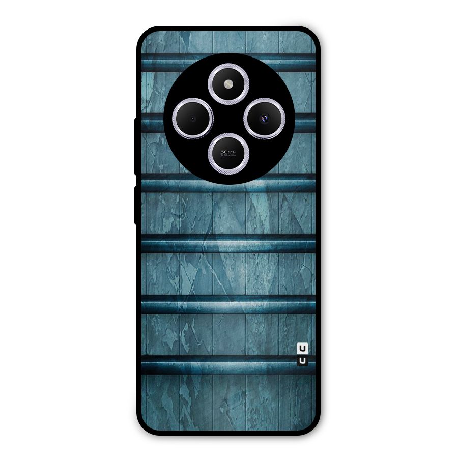 Rustic Blue Shelf Metal Back Case for Poco M7