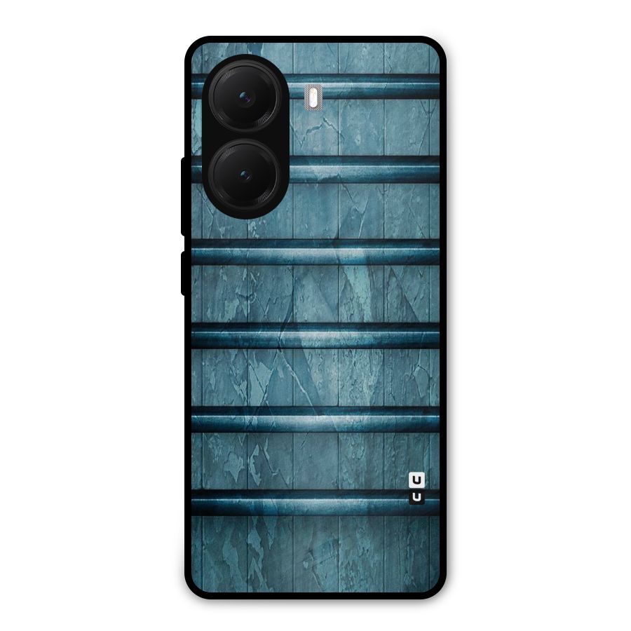 Rustic Blue Shelf Metal Back Case for Poco X7 Pro