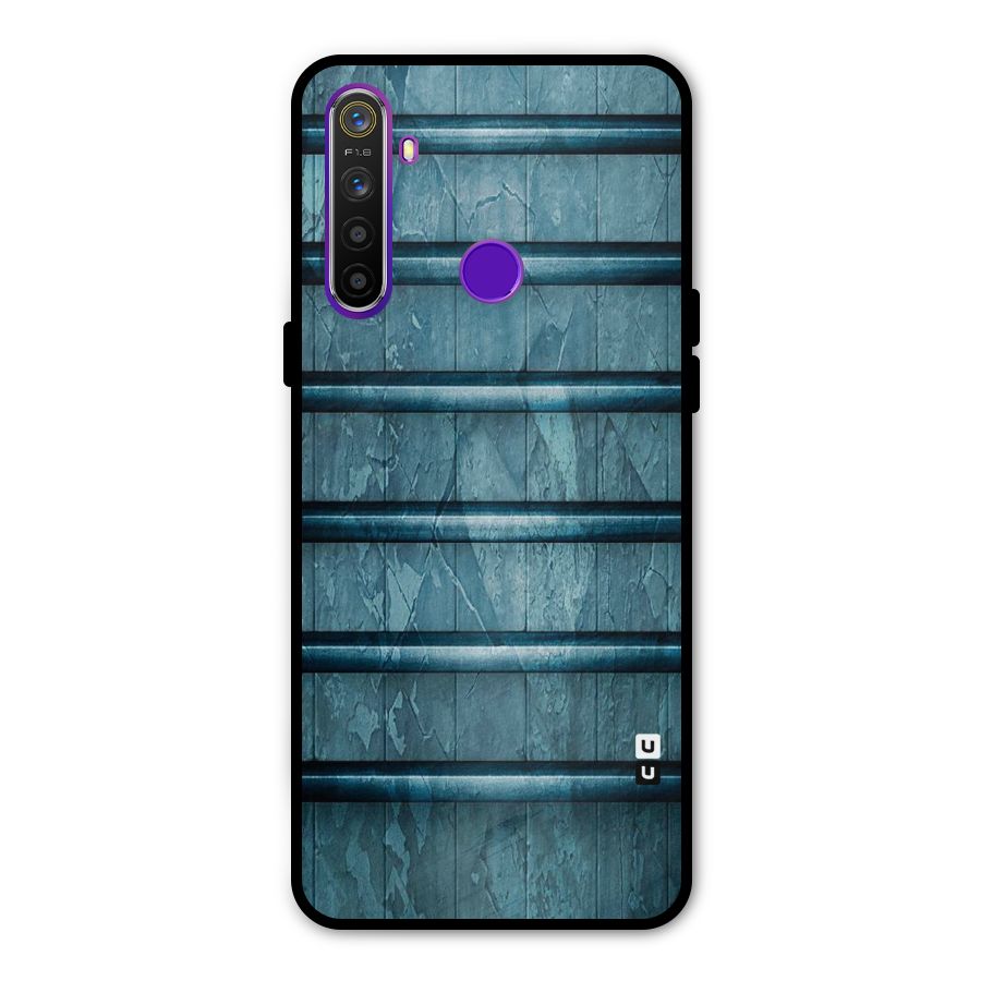 Rustic Blue Shelf Metal Back Case for Realme 5i