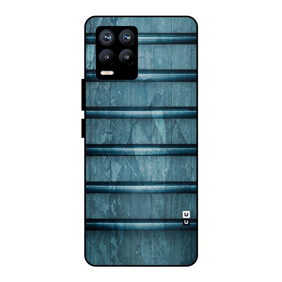 Rustic Blue Shelf Metal Back Case for Realme 8 Pro