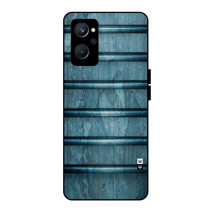 Rustic Blue Shelf Metal Back Case for Realme 9i 5G