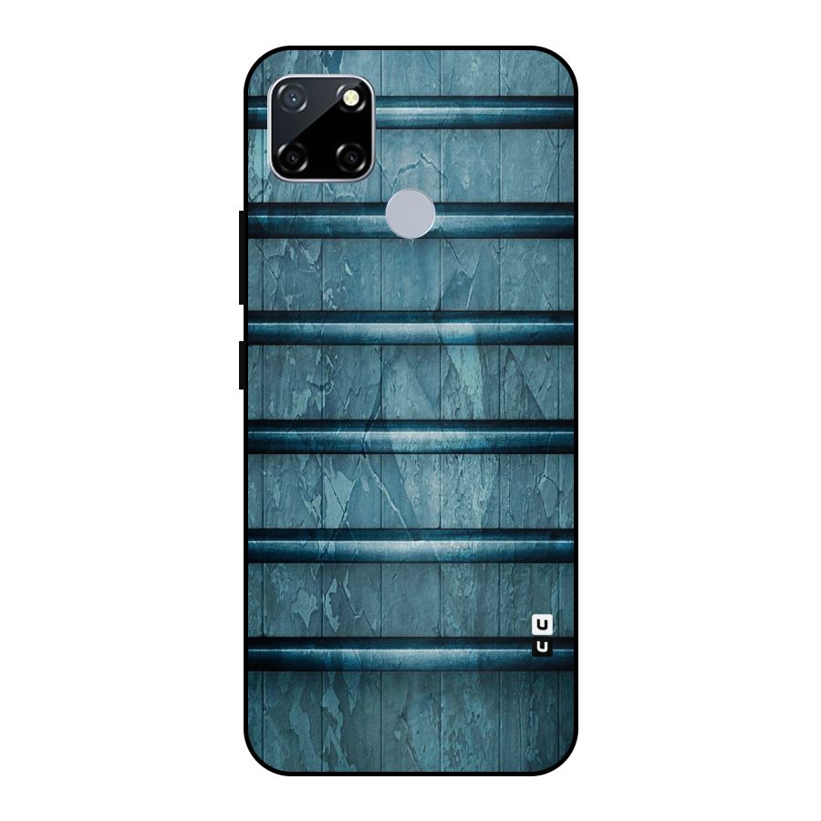 Rustic Blue Shelf Metal Back Case for Realme Narzo 20