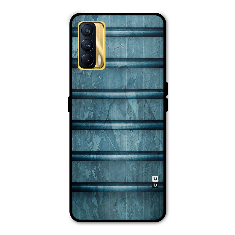 Rustic Blue Shelf Metal Back Case for Realme X7