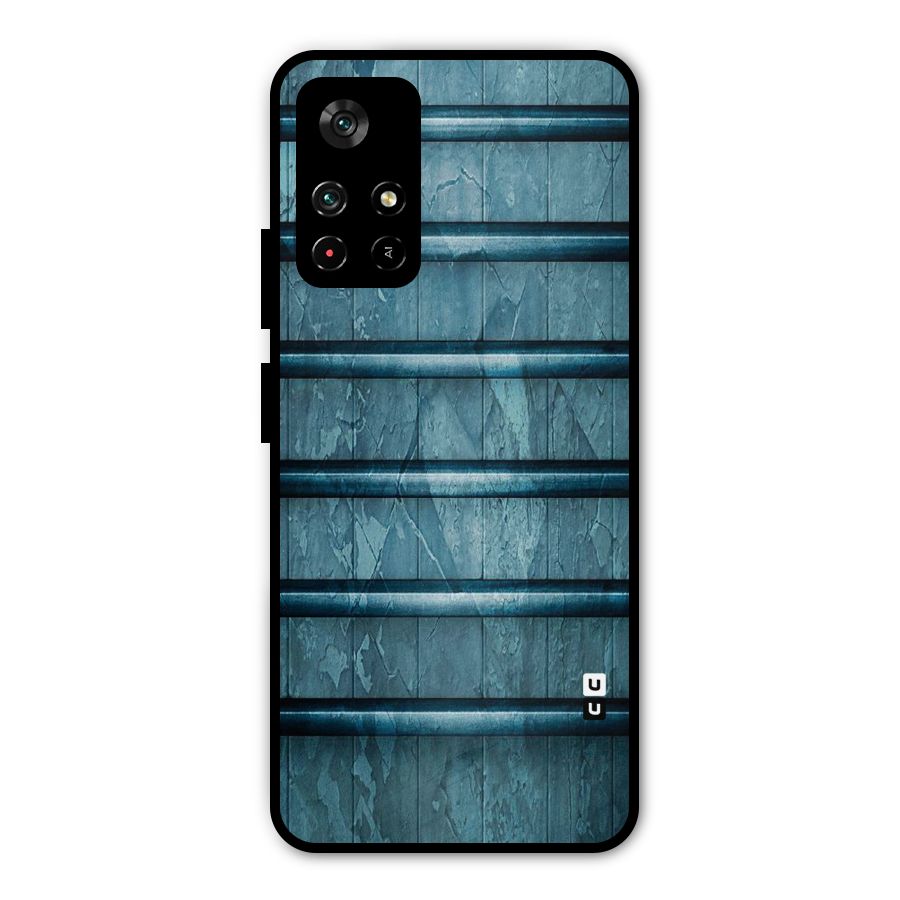 Rustic Blue Shelf Metal Back Case for Redmi Note 11T 5G