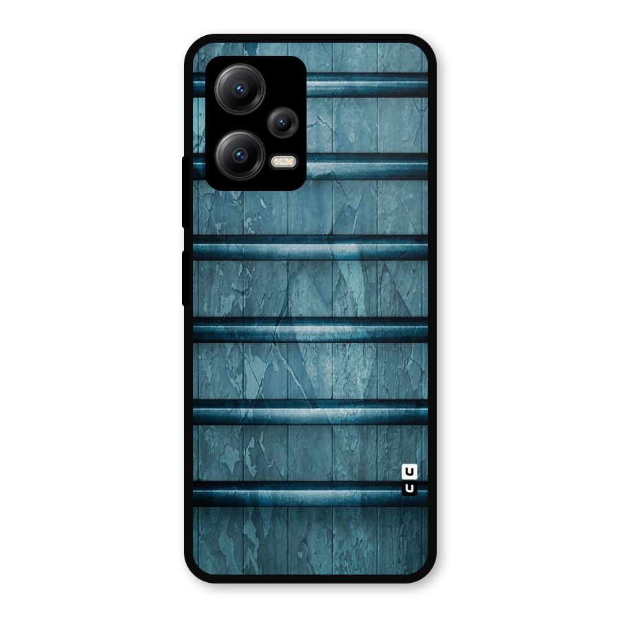 Rustic Blue Shelf Metal Back Case for Redmi Note 12 5G