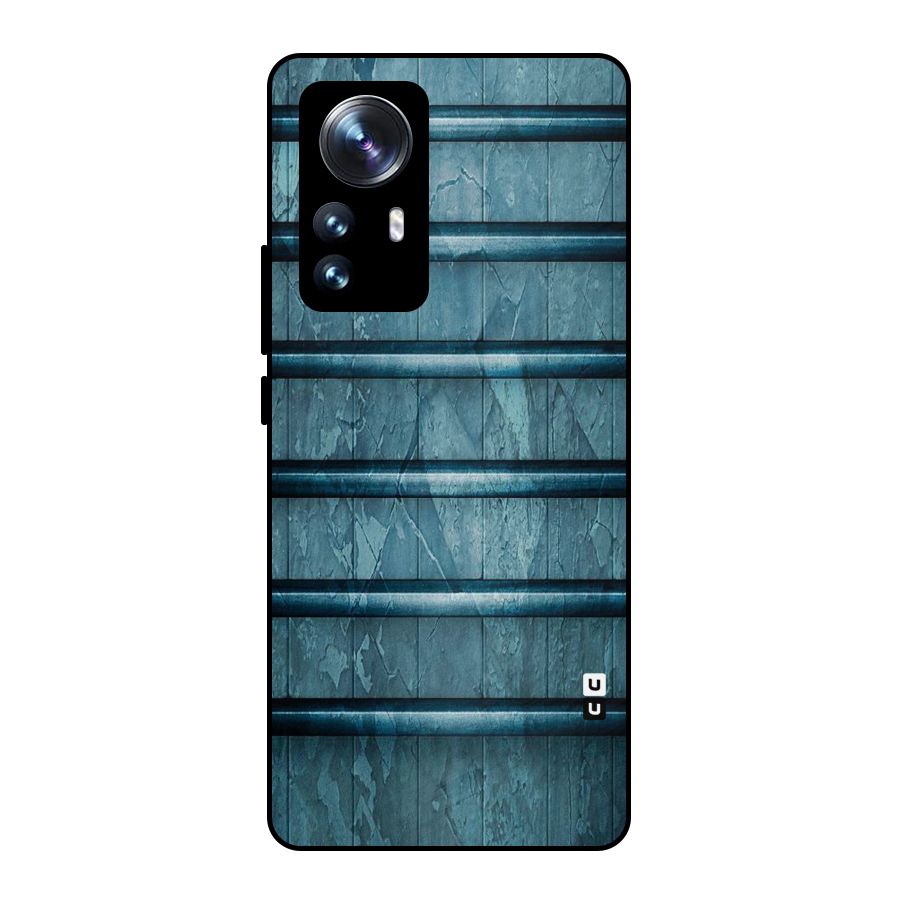 Rustic Blue Shelf Metal Back Case for Xiaomi 12 Pro
