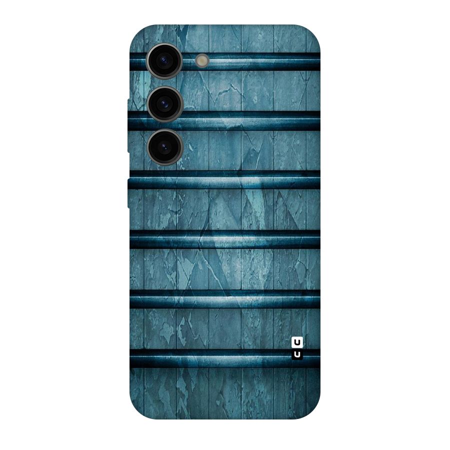 Rustic Blue Shelf Original Polycarbonate Back Case for Galaxy S23