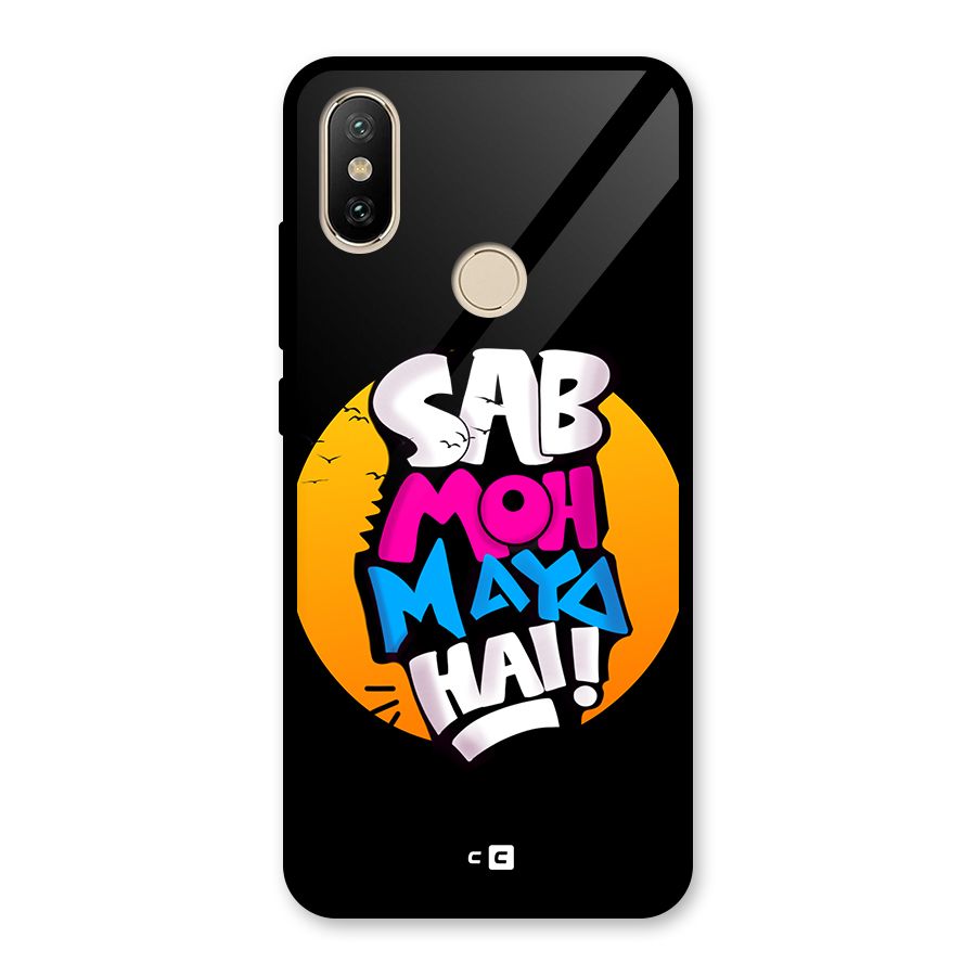 Sab Moh Maya Hai Glass Back Case for Redmi A2