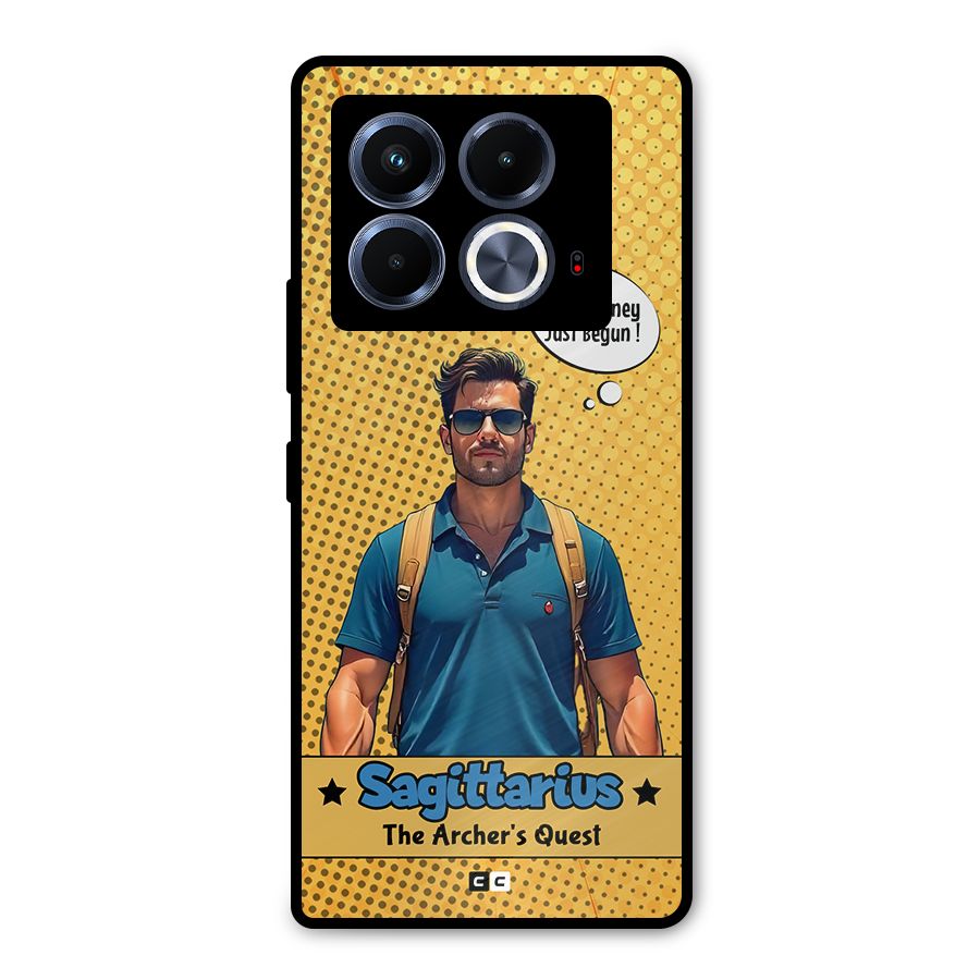 Sagittarius Quest Metal Back Case for Infinix Note 40 5G