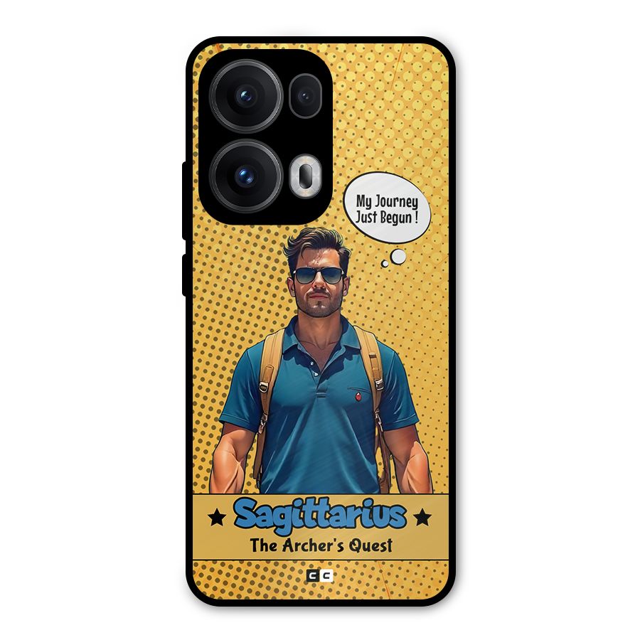 Sagittarius Quest Metal Back Case for Oppo Reno13 Pro