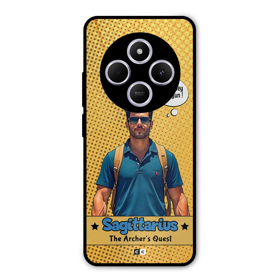 Sagittarius Quest Metal Back Case for Poco C75 5G