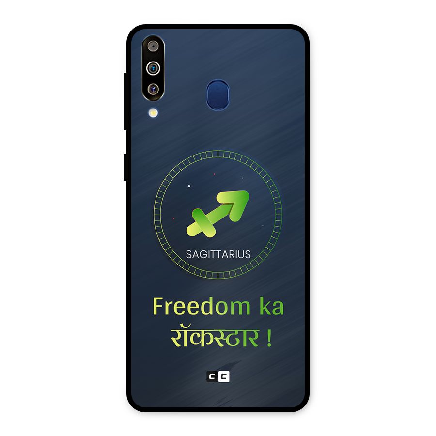 Sagittarius Rockstar Metal Back Case for Galaxy M30