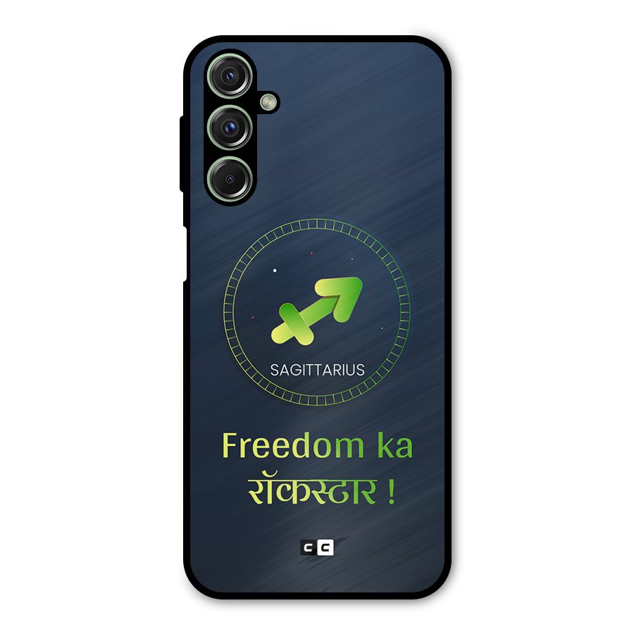 Sagittarius Rockstar Metal Back Case for Galaxy M34