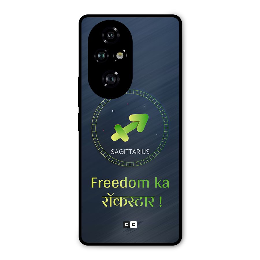 Sagittarius Rockstar Metal Back Case for Honor 200 Pro