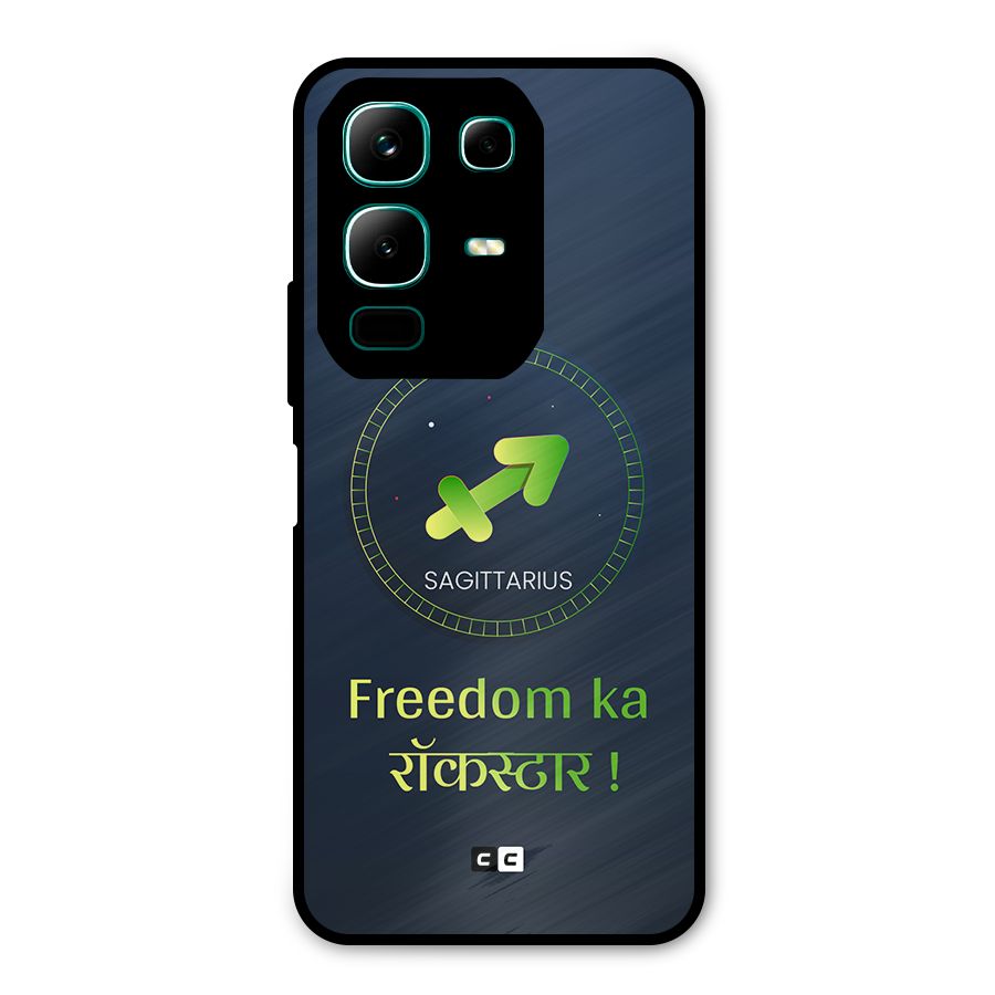 Sagittarius Rockstar Metal Back Case for Infinix Note 50x