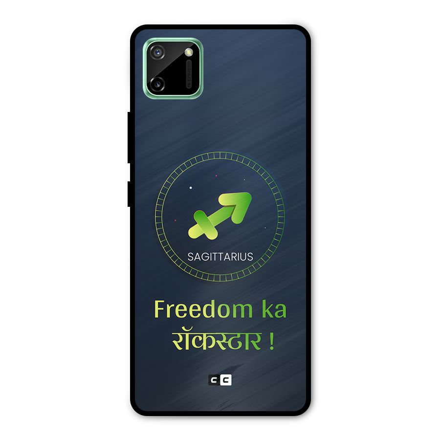Sagittarius Rockstar Metal Back Case for Realme C11