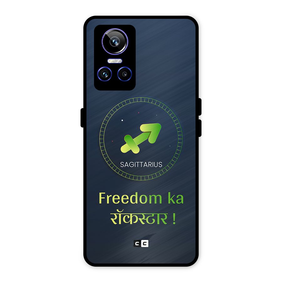 Sagittarius Rockstar Metal Back Case for Realme GT Neo 3