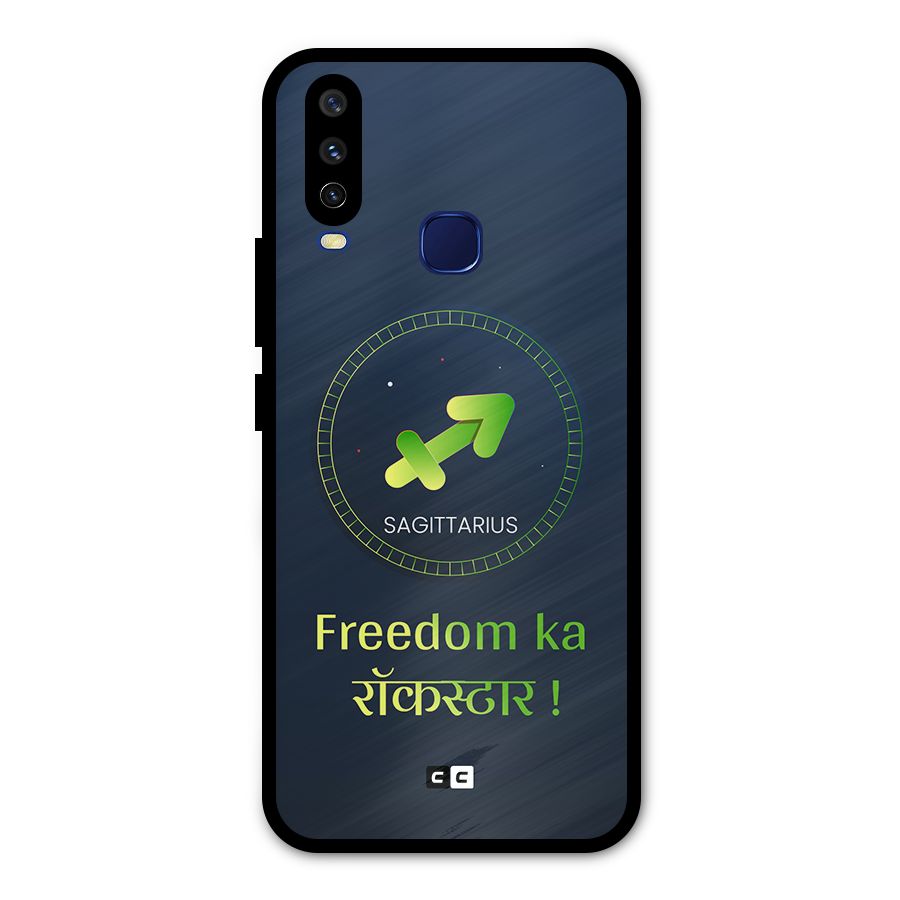 Sagittarius Rockstar Metal Back Case for Vivo Y12